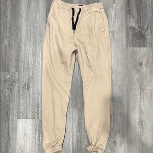 Men's Tan Jogger Pants